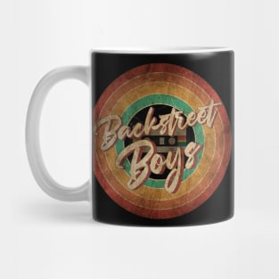 Backstreet Boys Vintage Circle Art Mug